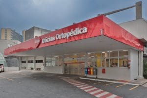 Fachada da Oficina Ortopédica da AACD.