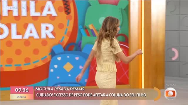 AACD no Encontro com Patrícia Poeta!
 
Nesta terça (20/01), nosso ortopedista Dr. @alexander_rossato participou ao vivo do programa da TV Globo. Dr. Rossato falou sobre a volta às aulas e o peso ideal das mochilas para a saúde da coluna de crianças e adolescentes.
 
É fundamental alertarmos sobre os riscos do excesso de carga e a importância da atividade física. Aperta o play e confira as dicas valiosas do nosso especialista!