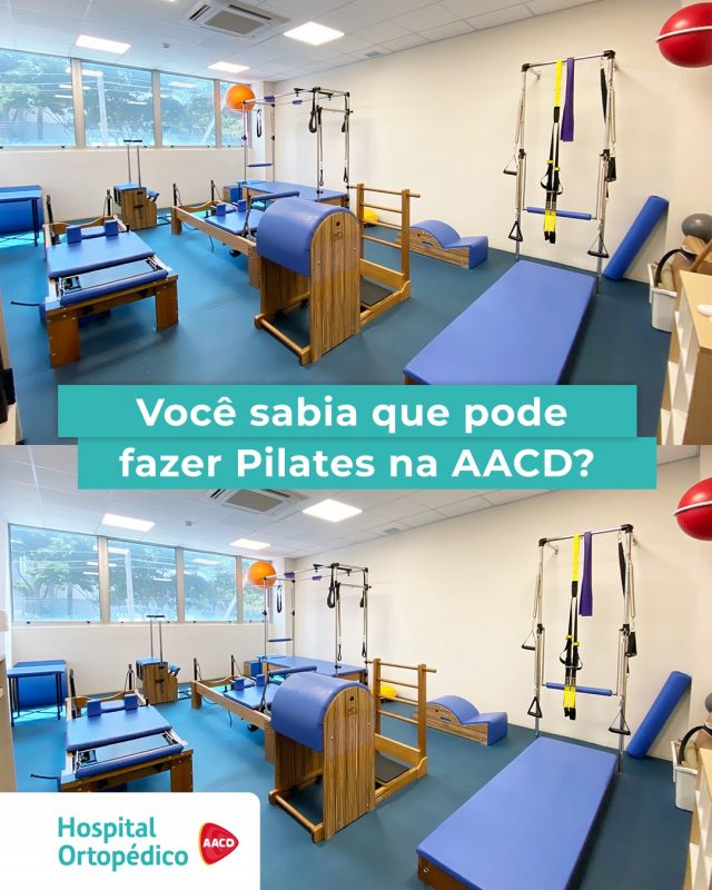Esse começo de ano é uma ótima oportunidade para experimentar novos exercícios físicos! Já pensou em fazer pilates? 

O pilates é um dos serviços que oferecemos no nosso Centro de Terapias e está disponível mesmo para pacientes que não estão em tratamento no Hospital. Basta enviar um pedido médico, com solicitação da atividade, e agendar uma avaliação. 

Nosso Centro de Terapias está de portas abertas para receber você e quem você ama. 
Agende a sua avaliação, ligue para: (11) 5576-0777

RT: Dra. Renata Menegazzi dos Santos (CRM/SP: 113163)
