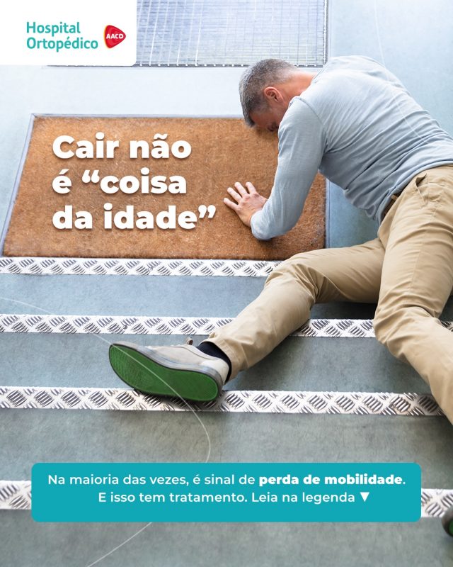 A queda em idosos não pode ser encarada como algo natural do envelhecimento.​

Longe de ser um mero imprevisto, um tombo nessa fase da vida pode resultar em fraturas sérias, internações prolongadas e consequências graves que impactam a qualidade de vida.​

Além disso, episódios frequentes de desequilíbrio costumam ser um sinal de alerta para a perda progressiva da mobilidade e da força muscular.​

Conte com a nossa equipe de especialistas para uma avaliação completa e direcionada! Agende sua consulta com hora marcada.​

✅ Atendemos particular e convênios. ​
​
📲 Consulta com hora marcada. Agende pelo WhatsApp (11) 5576-0777 ​
​
📍 Avenida Professor Ascendino Reis, 724 – Ibirapuera, São Paulo – SP ​
​
RT: Dra. Renata Menegazzi dos Santos (CRM/SP: 113163)