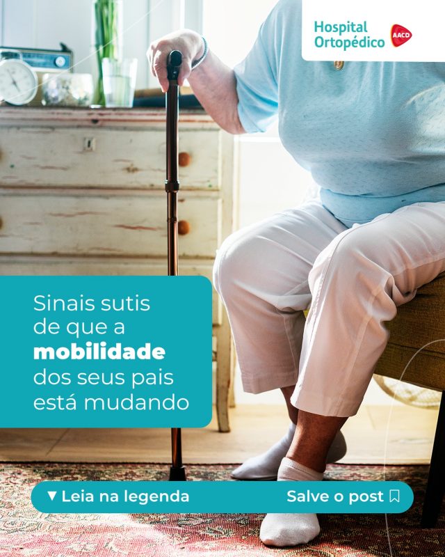 🔍 Você tem prestado atenção aos pequenos sinais no dia a dia dos idosos da sua família? ​

⚠️ Muitas vezes, algumas mudanças de comportamento são ignoradas ou encaradas como “normais da idade”, mas, na verdade, são sinais de alerta para a perda progressiva da mobilidade. Fique atento se o idoso tem:​

1️⃣ Dificuldade para levantar da cadeira ou do sofá ​
2️⃣ Insegurança ao caminhar, precisando “apoiar na parede” ou segurar nos móveis para se deslocar ​
3️⃣ Tropeços frequentes e aqueles sustos constantes de quase queda​

🏥 Se você identificou esses comportamentos em alguém que conhece, saiba que há um caminho seguro. Com o acompanhamento ortopédico e um trabalho focado em mobilidade e fortalecimento, é possível recuperar grande parte dessa autonomia e prevenir acidentes graves. 

🫂 Proteja quem você ama. Agende uma avaliação preventiva com nossos especialistas!​

✅ Atendemos particular e convênios. Consulta com hora marcada. Agende pelo WhatsApp (11) 5576-0777 ​

📍 Av. Prof. Ascendino Reis, 724 – Ibirapuera, São Paulo – SP ​

RT: Dra. Renata Menegazzi dos Santos (CRM/SP: 113163)
