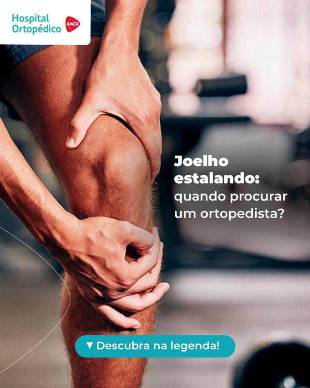 Já sentiu ou ouviu seu joelho estalar? ​👀

‼️ Apesar de o barulho assustar, geralmente, não indica um problema grave e pode ocorrer como parte de um movimento fisiológico. No entanto, é fundamental buscar a avaliação de um ortopedista se o estalo vier acompanhado de:​

⚠️ Dor localizada​

⚠️ Inchaço​

⚠️ Sensação de travamento ou bloqueio​

⚠️ Instabilidade, rigidez, vermelhidão ou calor local​

🏥 Quando o desconforto persiste ou atrapalha sua rotina, uma avaliação especializada pode ajudar a identificar o problema e orientar os próximos passos do tratamento.​

💬 Fale com a nossa equipe. Atendemos particular e convênios. ​
 ​
📲 Consulta com hora marcada. Agende pelo WhatsApp (11) 5576-0777 ​
 ​
📍 Avenida Professor Ascendino Reis, 724 – Ibirapuera, São Paulo – SP​
​
RT: Dra. Renata Menegazzi dos Santos (CRM/SP: 113163) ​
