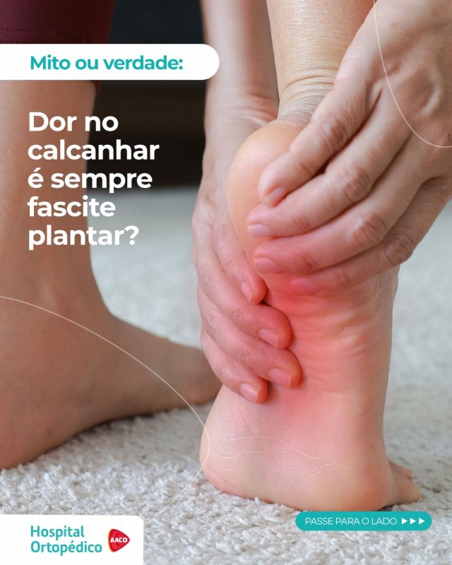👣 Sentir dor no calcanhar pode tornar atividades simples desconfortáveis como: caminhar, ficar em pé ou praticar exercícios. ​

🔍 Embora a fascite plantar seja uma das causas mais conhecidas, esse sintoma também pode estar relacionado a diferentes estruturas do pé e tornozelo. ​

❗ Por isso, observar onde a dor aparece, quando ela piora e quais outros sintomas estão presentes pode ajudar a entender o que pode estar acontecendo. ​

🏥 Contamos com uma equipe preparada para avaliar dores e alterações do sistema musculoesquelético. Agende uma consulta com hora marcada e descubra qual é a melhor conduta para o seu caso!​

✅ Atendemos particular e convênios. ​
 ​
📲 Consulta com hora marcada. Agende pelo WhatsApp (11) 5576-0777 ​
​
📍 Avenida Professor Ascendino Reis, 724 – Ibirapuera, São Paulo – SP ​
​
RT: Dra. Renata Menegazzi dos Santos (CRM/SP: 113163)​